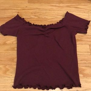 fitted crop top